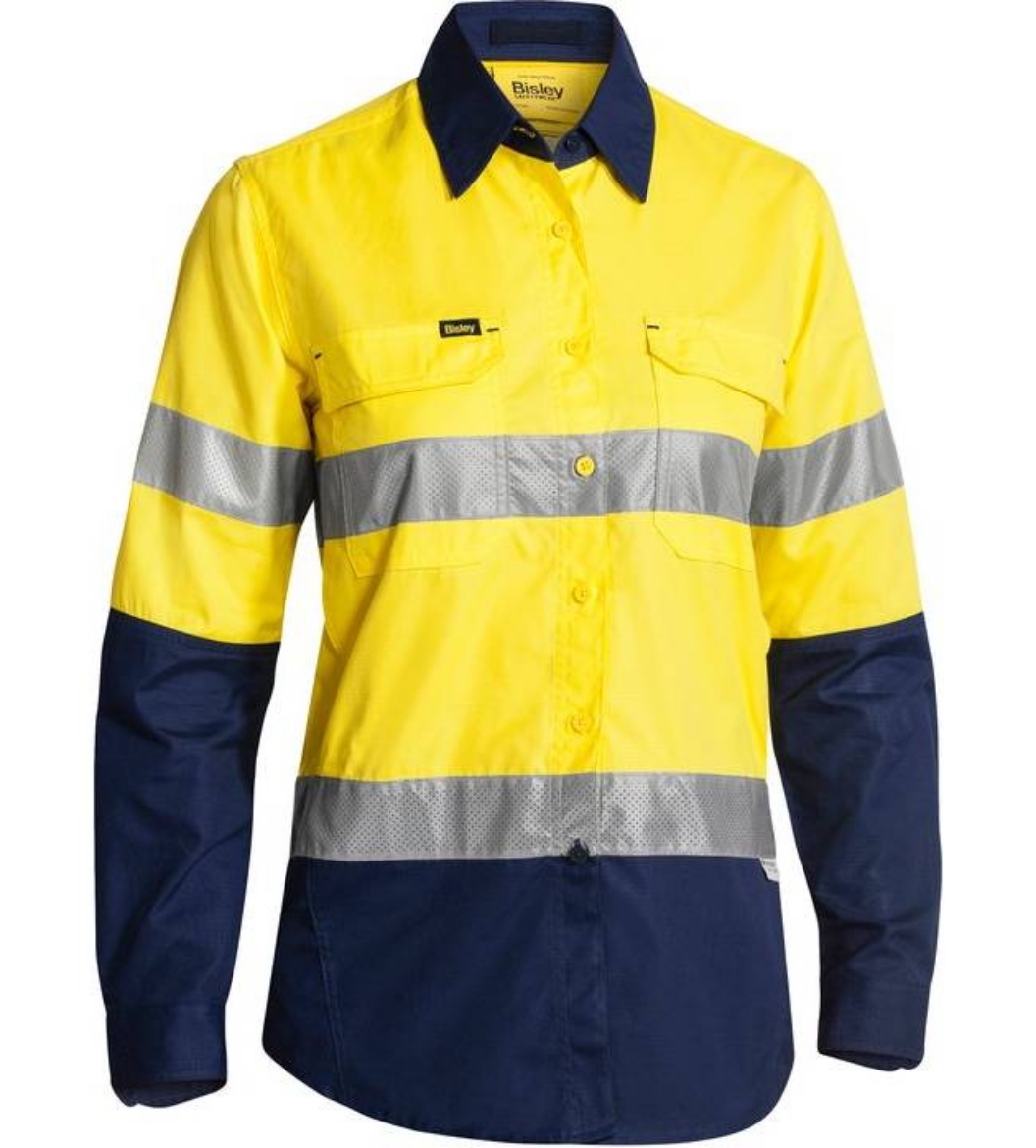 Picture of Bisley,Women's Taped X Airflow™ Ripstop Hi Vis Shirt